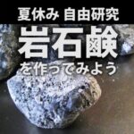 【1分】夏休みの自由研究 工作 〜岩石鹸を作ってみよう〜  DIY soap that looks like a rock. #shorts
