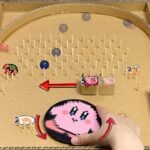 Marble ball Catch Game tutorial Kirby Nintendo  how to make from cardboard Pinball
