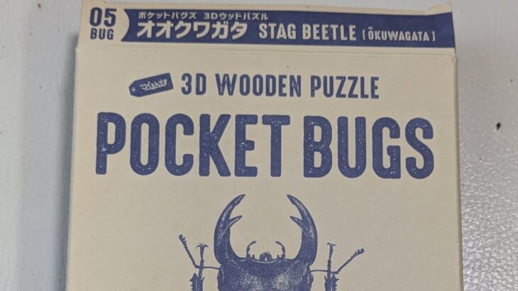 【夏休み⑬】【宿題】自由工作はPOCKET BUGSのオオクワガタを作る事にしました😁 #夏休み工作 #夏休みの宿題 #オオクワガタ