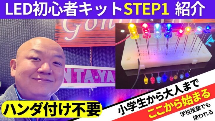 LED初心者学習キット小学生でも簡単！乾電池で光るLED工作